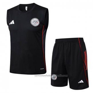 Chandal del Ajax Sin Mangas 25/26 Negro