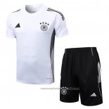 Chandal del Alemania Manga Corta 25/26 Blanco - Pantalon Corto