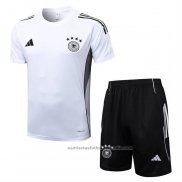 Chandal del Alemania Manga Corta 25/26 Blanco - Pantalon Corto