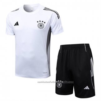 Chandal del Alemania Manga Corta 25/26 Blanco - Pantalon Corto