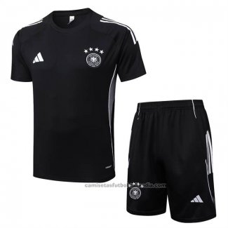 Chandal del Alemania Manga Corta 25/26 Negro - Pantalon Corto