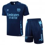 Chandal del Arsenal Manga Corta 24/25 Azul - Pantalon Corto