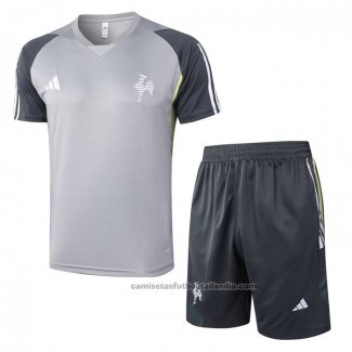 Chandal del Atletico Mineiro Manga Corta 24/25 Gris - Pantalon Corto