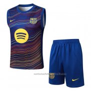 Chandal del Barcelona Sin Mangas 25/26 Azul Amarillo