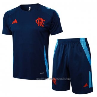 Chandal del Flamengo Manga Corta 24/25 Azul - Pantalon Corto
