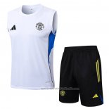 Chandal del Manchester United Sin Mangas 25/26 Blanco