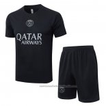 Chandal del Paris Saint-Germain Jordan Manga Corta 25/26 Negro - Pantalon Corto