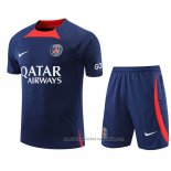 Chandal del Paris Saint-Germain Manga Corta 22/23 Azul Oscuro - Pantalon Corto