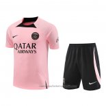 Chandal del Paris Saint-Germain Manga Corta 22/23 Rosa - Pantalon Corto