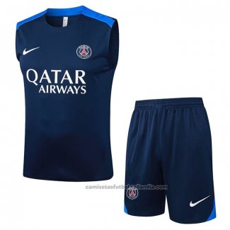 Chandal del Paris Saint-Germain Sin Mangas 25/26 Azul