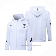 Chaqueta con Capucha del Juventus 25/26 Blanco