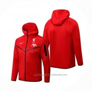 Chaqueta con Capucha del Liverpool 22/23 Rojo