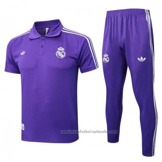 Conjunto Polo del Real Madrid 25/26 Purpura