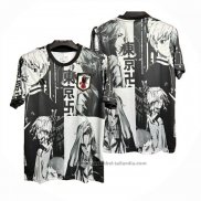 Tailandia Camiseta Japon Anime 24/25 Negro y Blanco