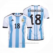 Camiseta Argentina Jugador G.Rodriguez 1ª 2022