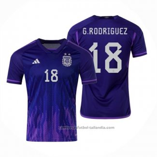 Camiseta Argentina Jugador G.Rodriguez 1ª 2022