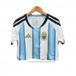 Camiseta Argentina 1ª Mujer Corta 2026