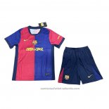 Camiseta Barcelona 1ª Nino 24/25 Rojo Azul