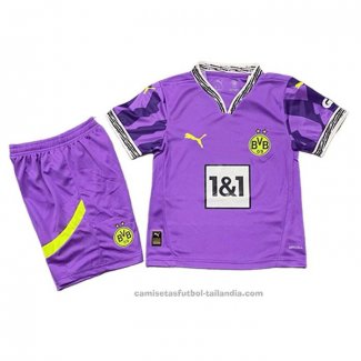 Camiseta Borussia Dortmund Portero Special Nino 24/25 Purpura