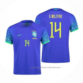 Camiseta Brasil Jugador E.Militao 2ª 2022