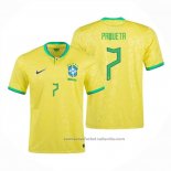 Camiseta Brasil Jugador Paqueta 1ª 2022