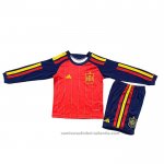 Camiseta Espana 1ª Manga Larga Nino 2026