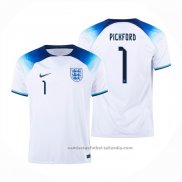 Camiseta Inglaterra Jugador Pickford 1ª 2022