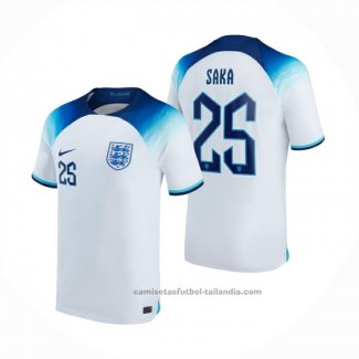 Camiseta Inglaterra Jugador Saka 1ª 2022
