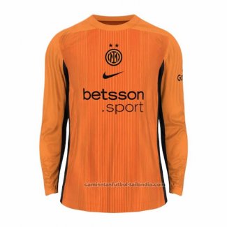 Camiseta Inter Milan Portero Manga Larga 25/26 Naranja