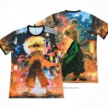 Tailandia Camiseta Japon Anime 2025 Negro Naranja