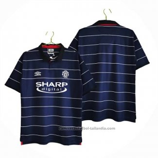 Camiseta Manchester United 2ª Retro 99-00