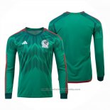 Camiseta Mexico 1ª Manga Larga 2022