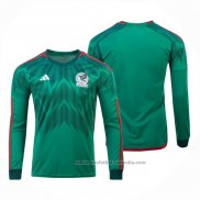 Camiseta Mexico 1ª Manga Larga 2022