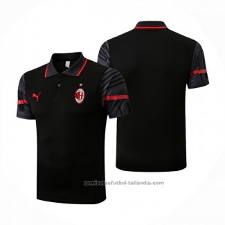 Camiseta Polo del AC Milan 22/23 Negro