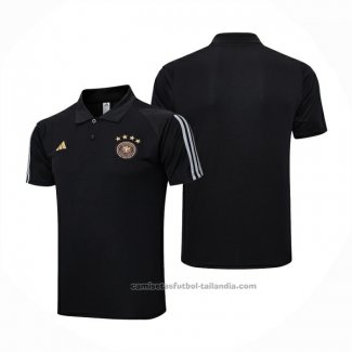 Camiseta Polo del Alemania 22/23 Negro