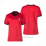 Camiseta Portugal 1ª Mujer 2024