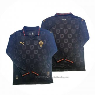 Camiseta Portugal Special Manga Larga 2025 Negro