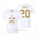 Camiseta Serbia Jugador Sergej 2ª 2022