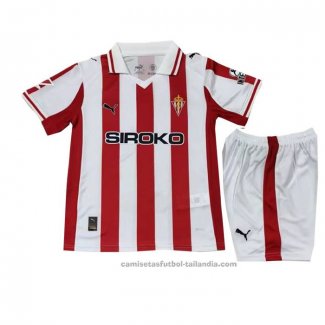 Camiseta Sporting de Gijon 1ª Nino 25/26