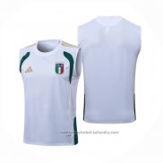 Camiseta de Entrenamiento Italia Sin Mangas 25/26 Blanco