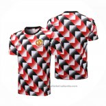Camiseta de Entrenamiento Manchester United 22/23 Negro y Rojo
