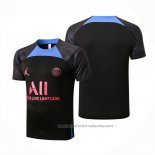 Camiseta de Entrenamiento Paris Saint-Germain Jordan 22/23 Negro y Azul