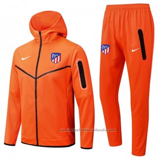 Chandal con Capucha del Atletico Madrid 22/23 Naranja