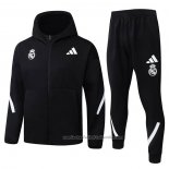 Chandal con Capucha del Real Madrid 25/26 Negro