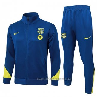 Chandal de Chaqueta del Barcelona 26/27 Azul Amarillo