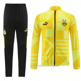 Chandal de Chaqueta del Borussia Dortmund 22/23 Amarillo