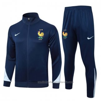 Chandal de Chaqueta del Francia Nino 24/25 Azul