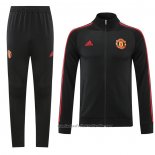 Chandal de Chaqueta del Manchester United 22/23 Negro