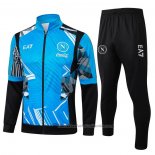 Chandal de Chaqueta del Napoli 24/25 Azul