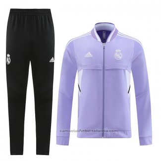 Chandal de Chaqueta del Real Madrid 22/23 Purpura